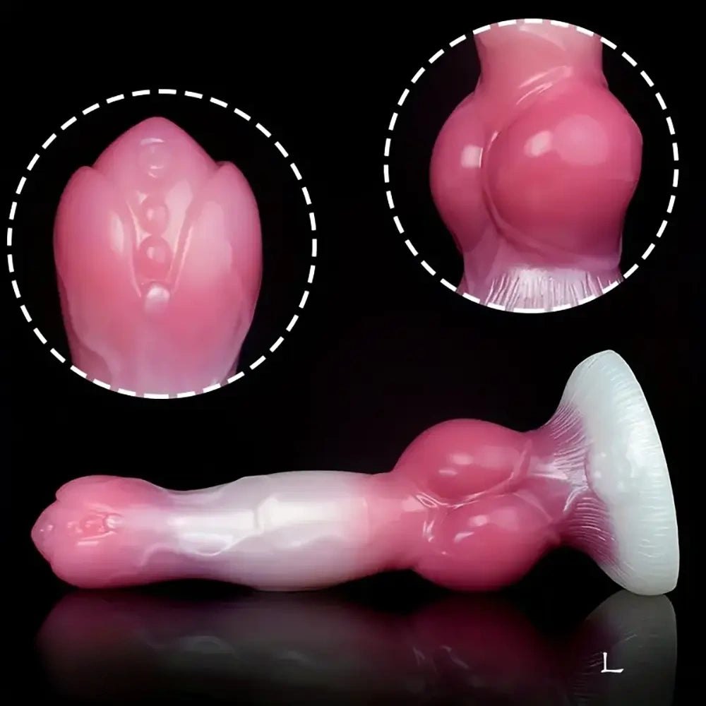 Knotted Dog Dildo - Realistic Animal Knot Dildo