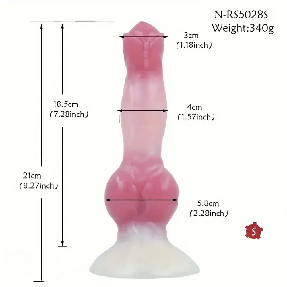 Knotted Dog Dildo - Realistic Animal Knot Dildo