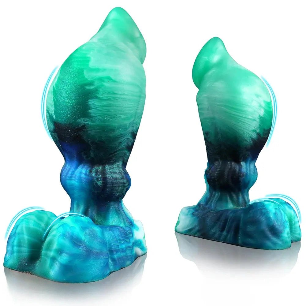 Knotted Fantasy Creature Dildo - Knotted Horse Style Animal Dildo