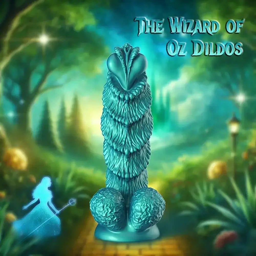 Knotted Fantasy Dildo 5.9-7.5in - Knotted Dildo, 2 Sizes