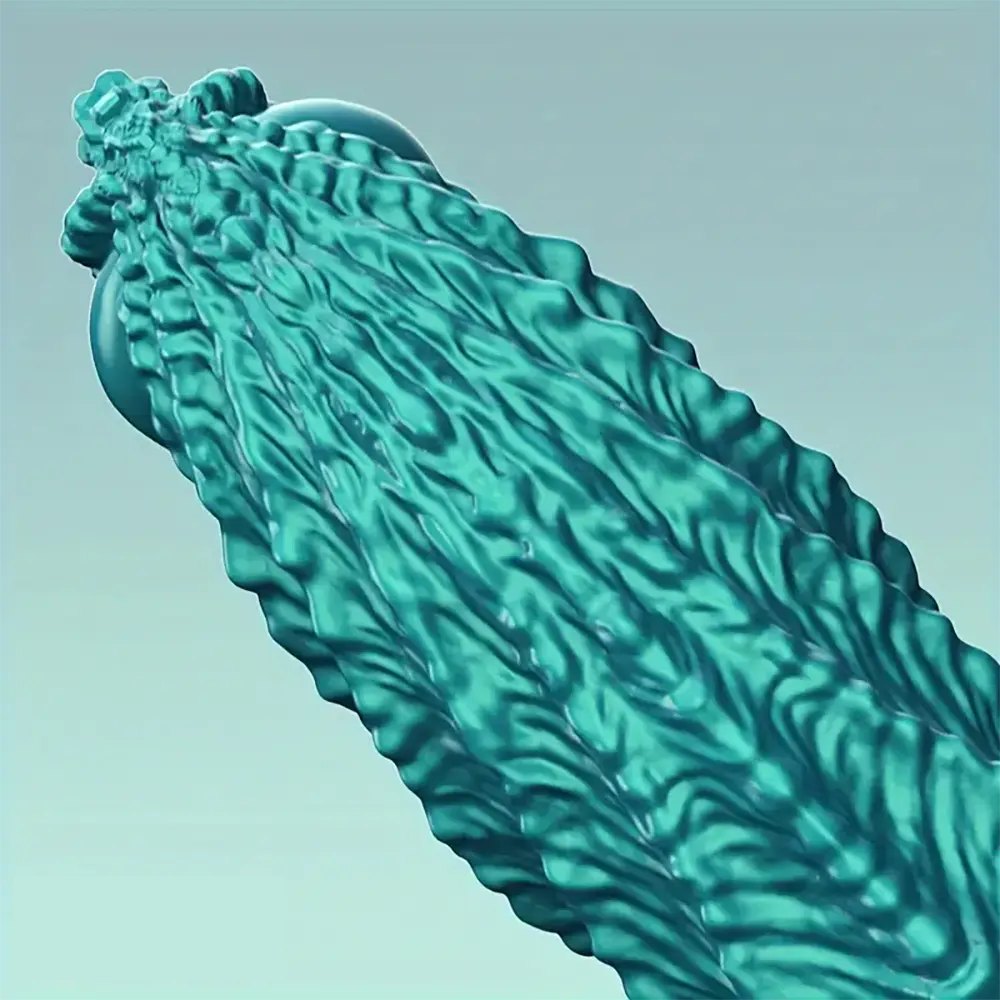 Knotted Fantasy Dildo 5.9-7.5in - Knotted Dildo, 2 Sizes