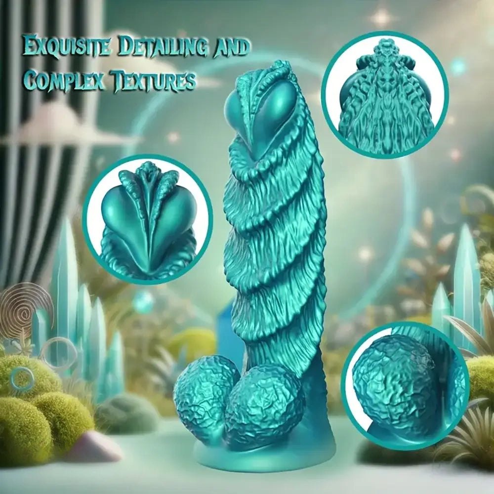 Knotted Fantasy Dildo 5.9-7.5in - Knotted Dildo, 2 Sizes