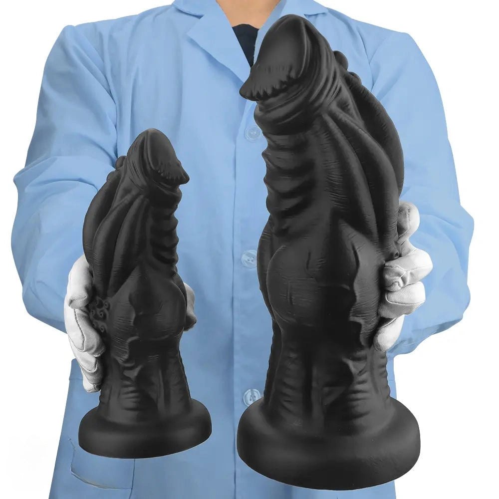Knotted Fantasy Dildo - Large Thick Silicone Dildo