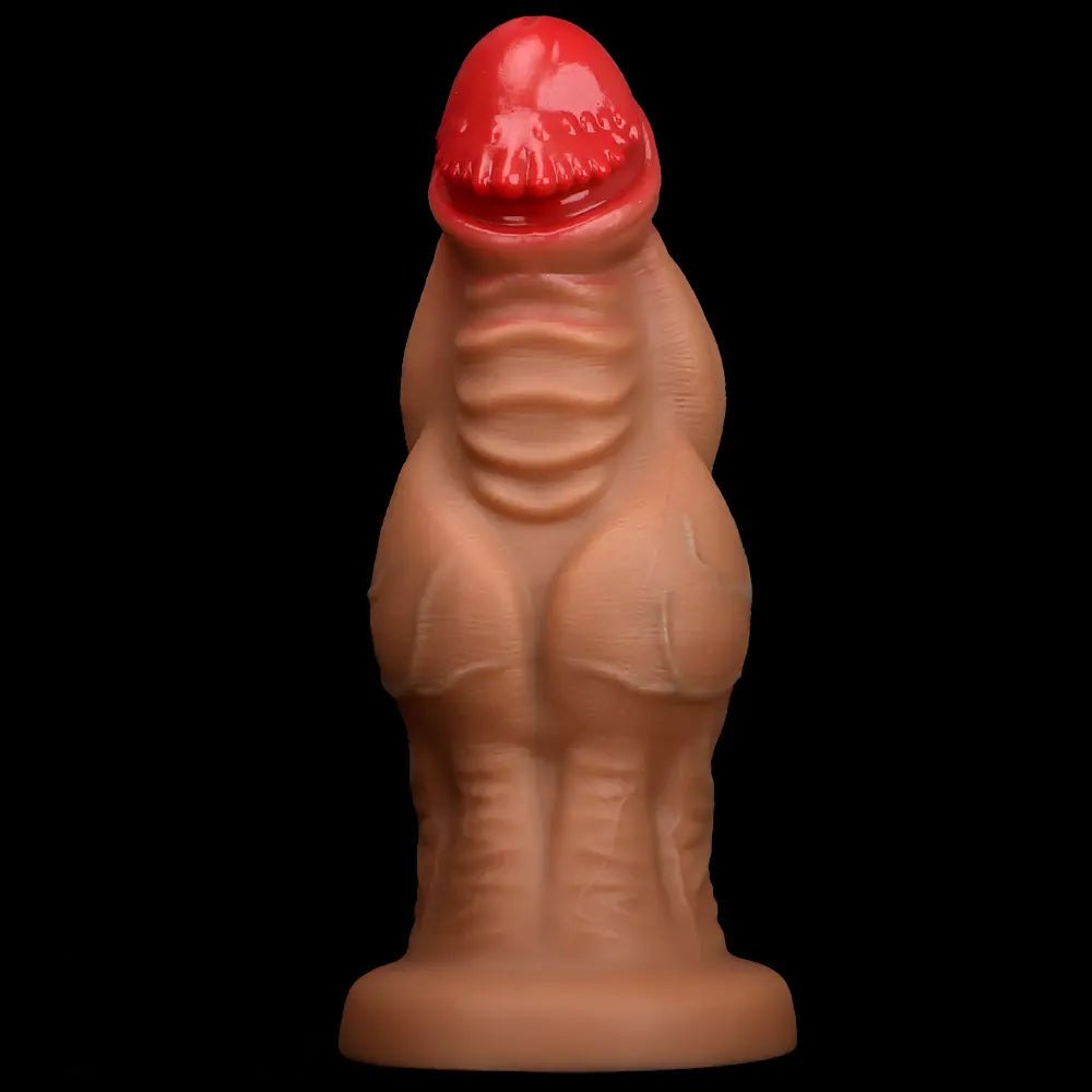 Knotted Fantasy Dildo - Large Thick Silicone Dildo