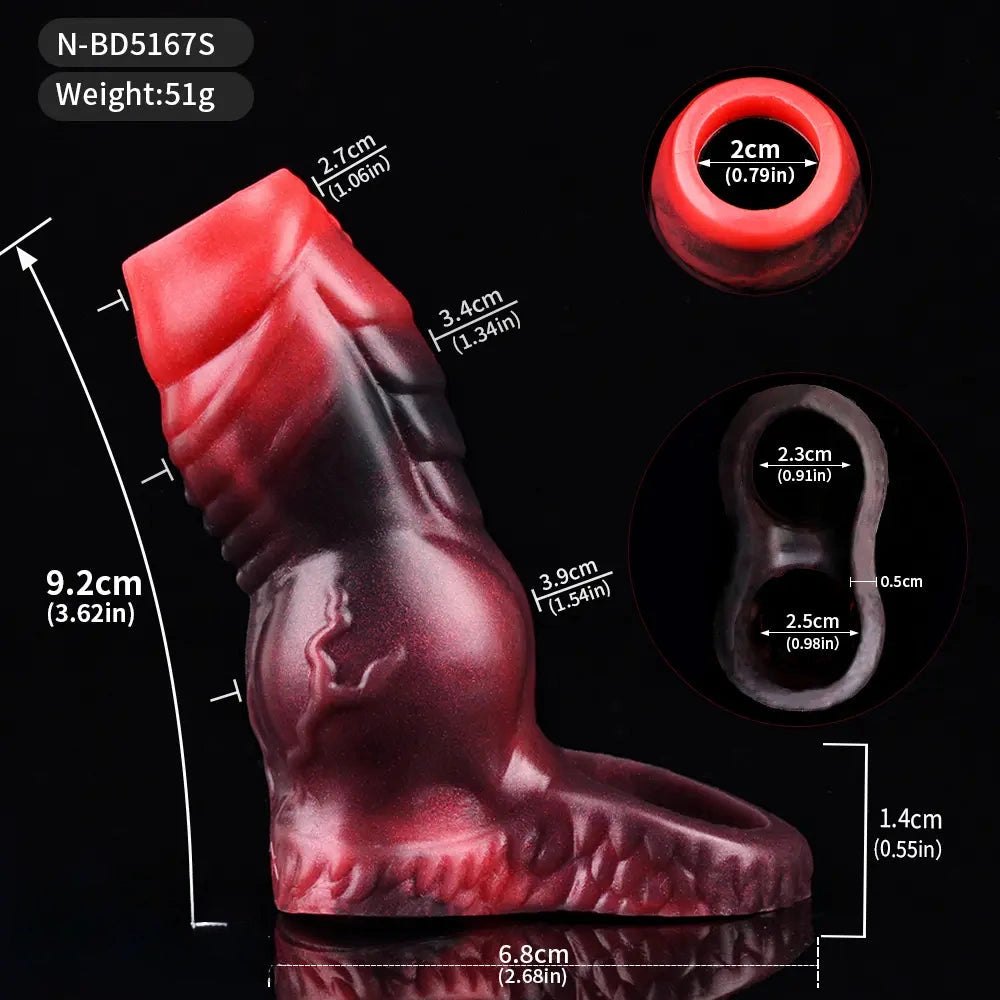 Knotted Fantasy Sleeve Extender - Fantasy Knot Cock Sleeve