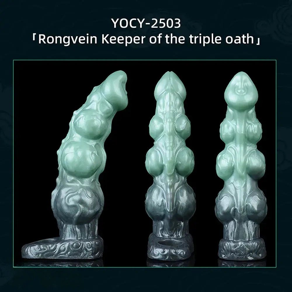 Knotted Hollow Fantasy Sleeve - Silicone Fantasy Dildo