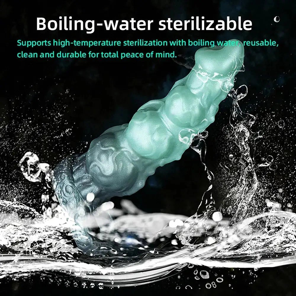 Knotted Hollow Fantasy Sleeve - Silicone Fantasy Dildo