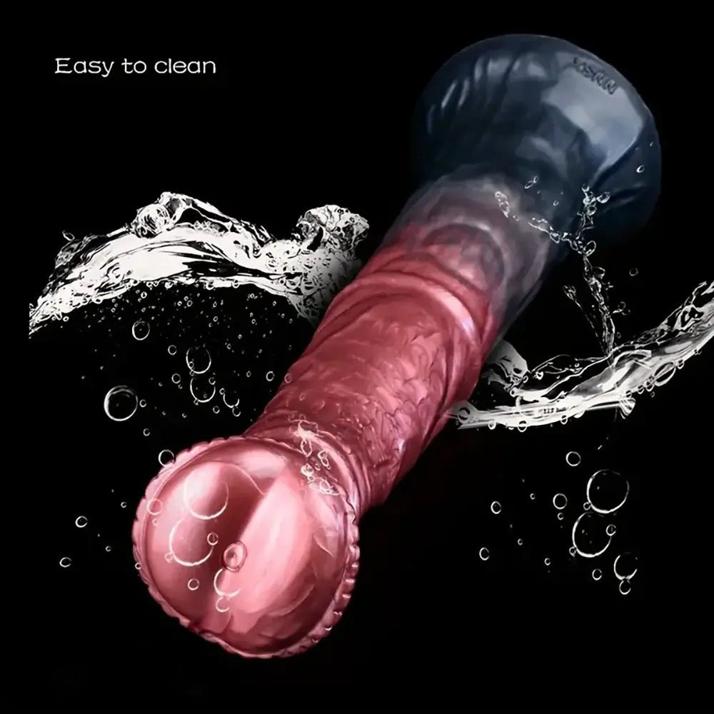 Knotted Horse Silicone Dildo - Bendable Animal Knot Dildo