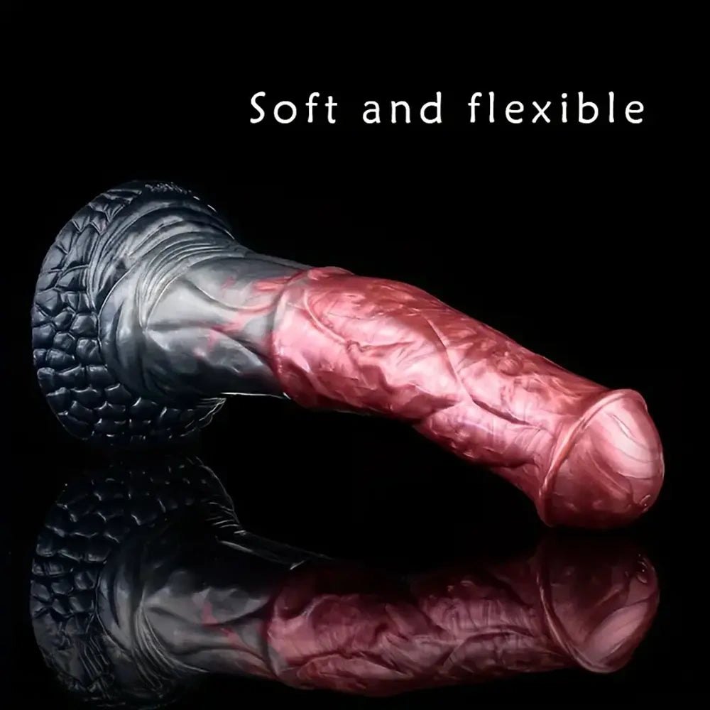 Knotted Horse Silicone Dildo - Bendable Animal Knot Dildo