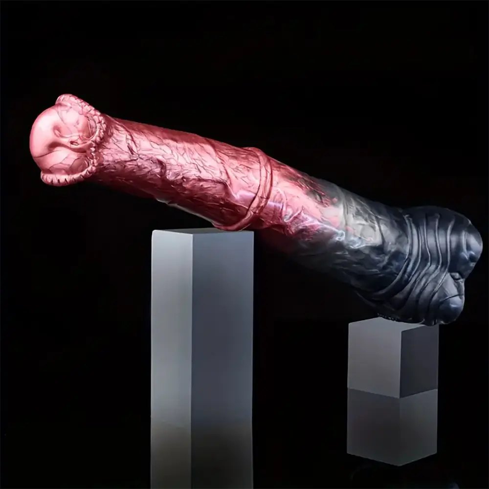 Knotted Horse Silicone Dildo - Bendable Animal Knot Dildo