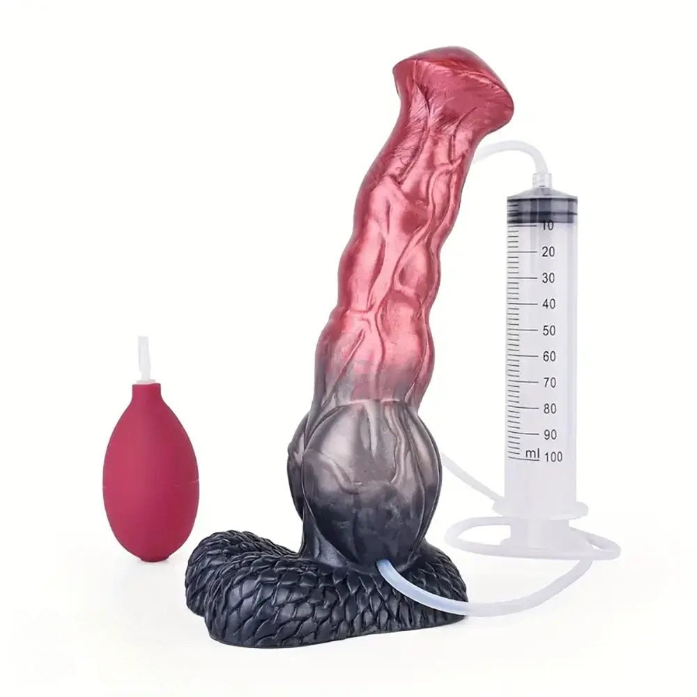 Knotted Horse Squirting Dildo - Animal Knot Dildo