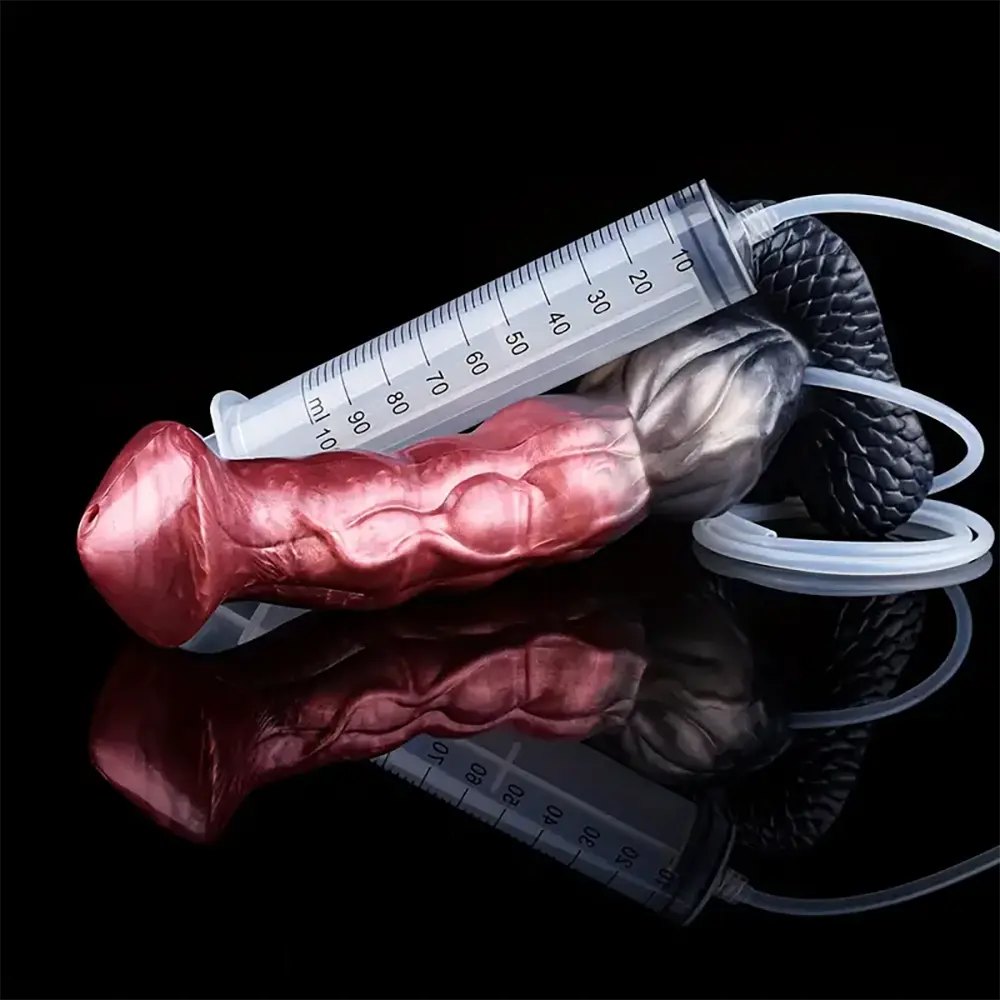Knotted Horse Squirting Dildo - Animal Knot Dildo