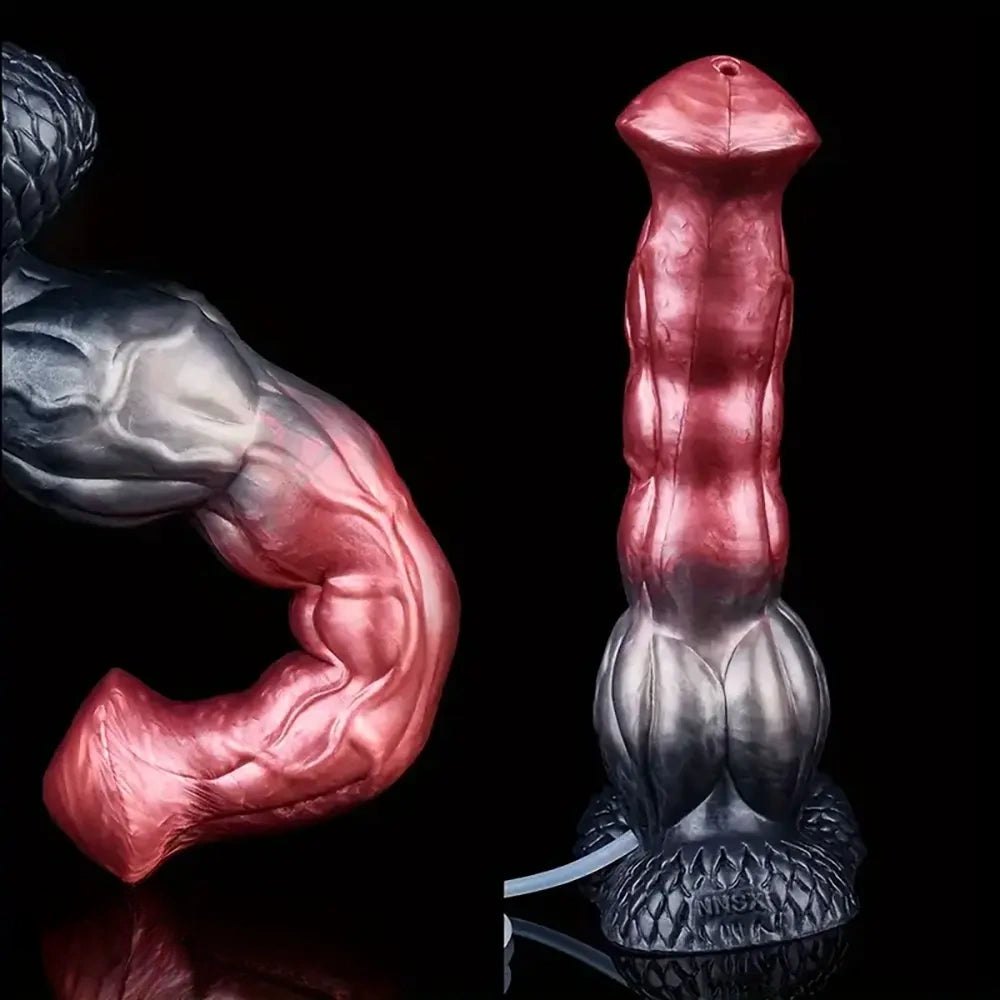 Knotted Horse Squirting Dildo - Animal Knot Dildo