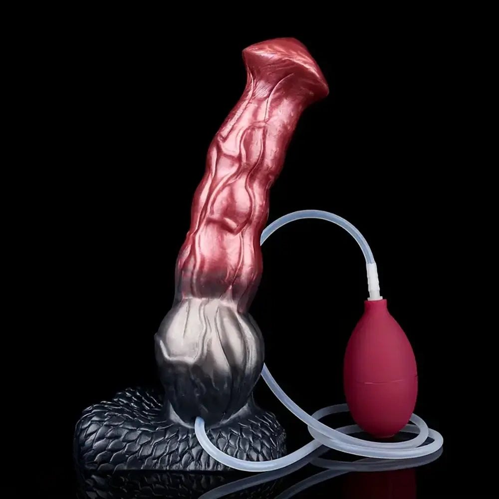 Knotted Horse Squirting Dildo - Animal Knot Dildo