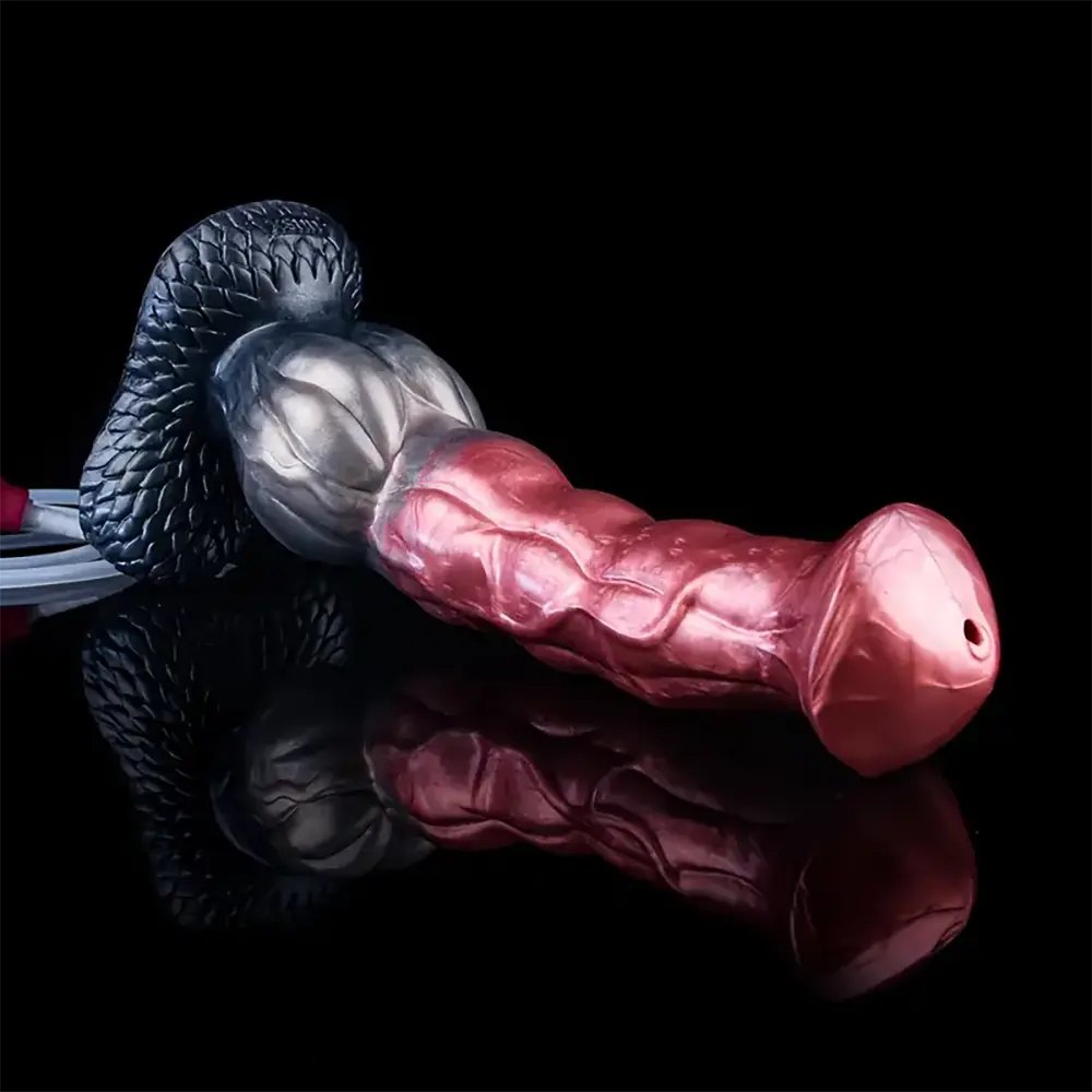 Knotted Horse Squirting Dildo - Animal Knot Dildo