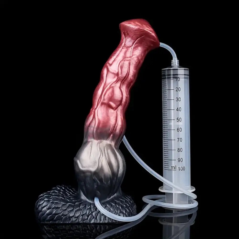 Knotted Horse Squirting Dildo - Animal Knot Dildo