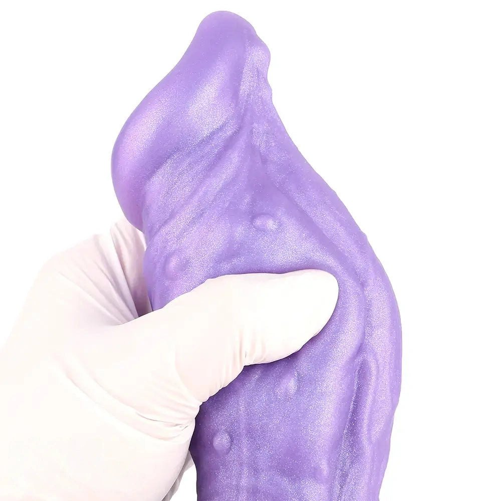 Knotted Monster Fantasy Dildo - Big Silicone Fantasy Dildo