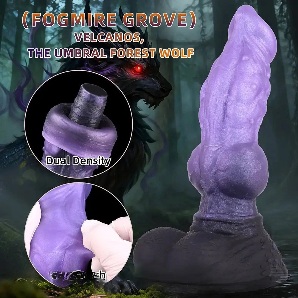 Knotted Monster Fantasy Dildo - Big Silicone Fantasy Dildo