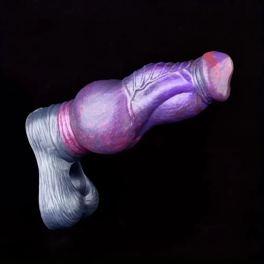 Knotted Silicone Animal Dildo - Horse Style Knotted Dildo