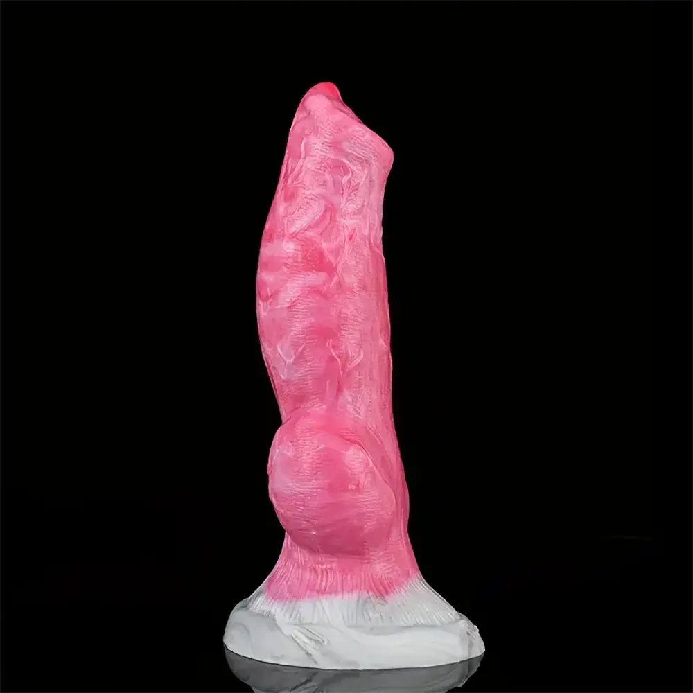 Knotted Silicone Animal Dildo - Knotted Animal Dildo