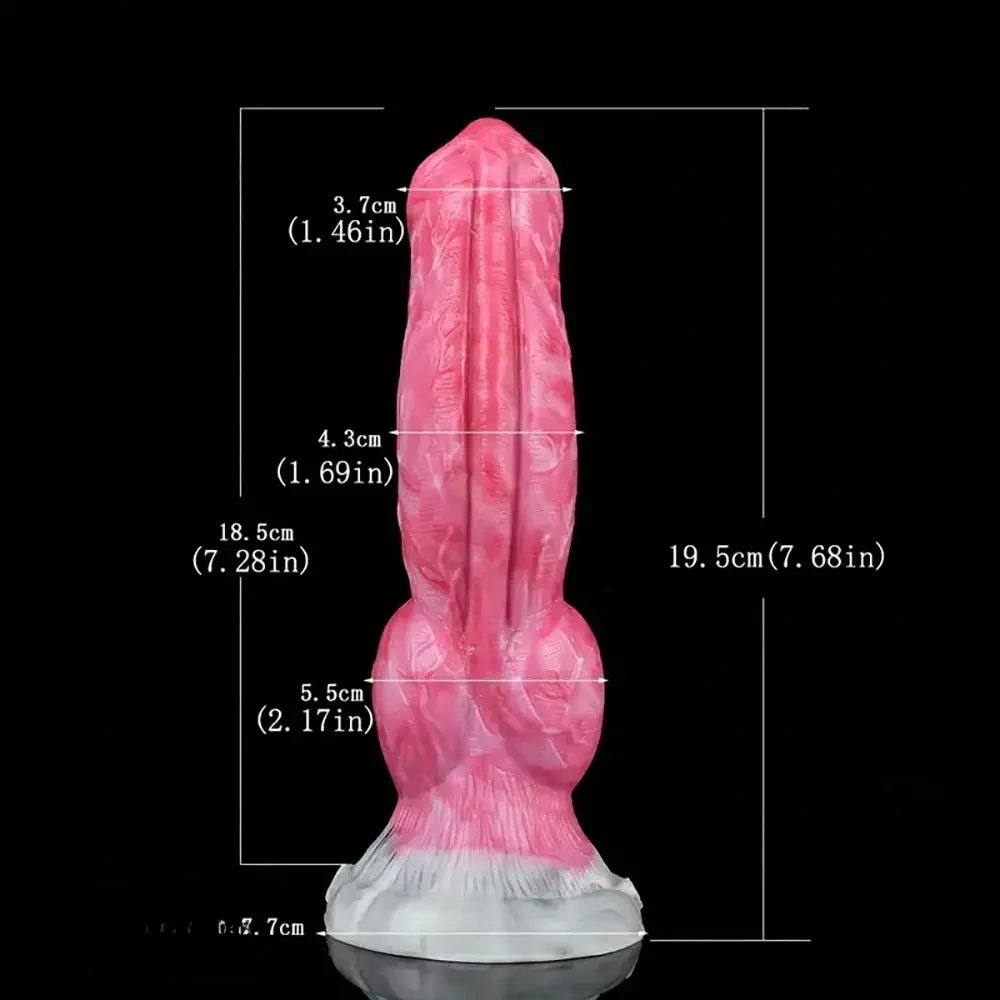 Knotted Silicone Animal Dildo - Knotted Animal Dildo