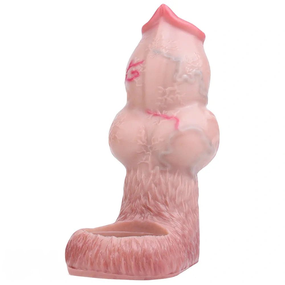 Knotted Silicone Animal Dildo - Dog Knot Fantasy Dildo
