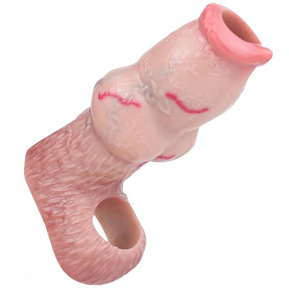 Knotted Silicone Animal Dildo - Dog Knot Fantasy Dildo