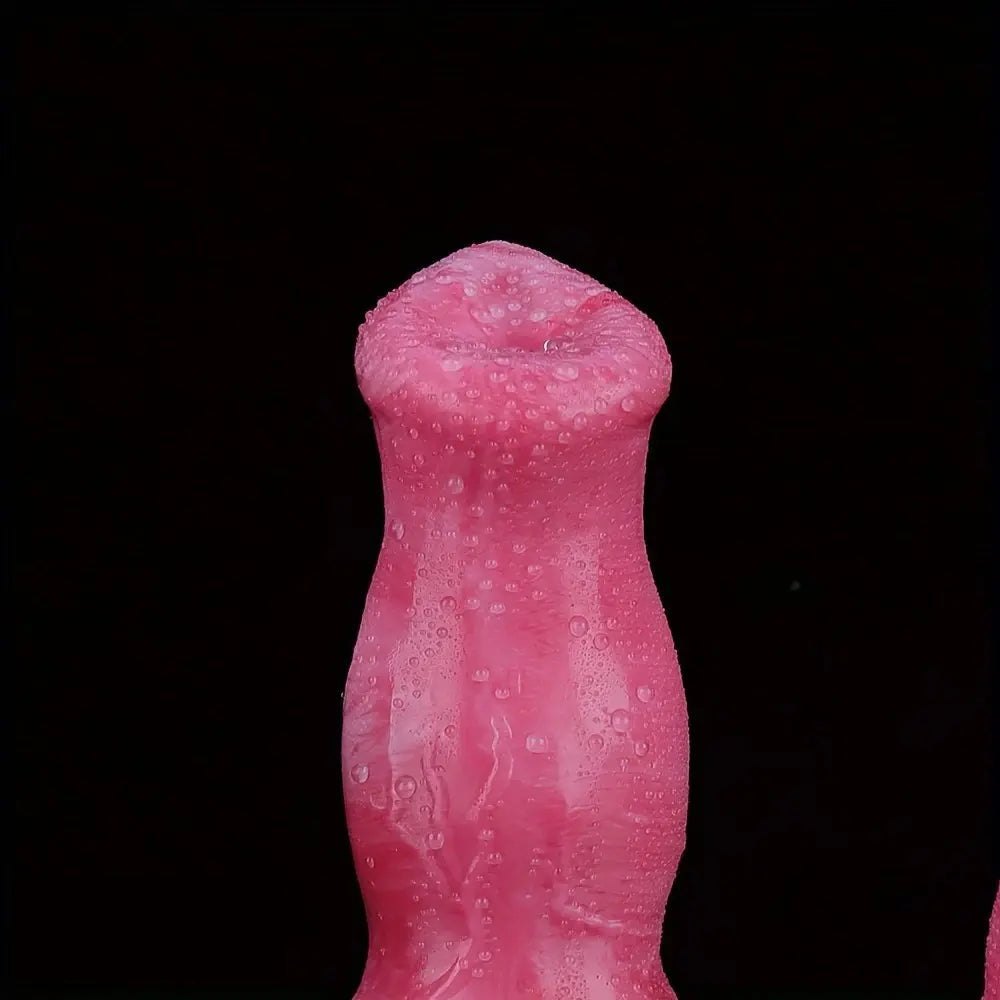 Knotted Silicone Animal Dildo - Animal Dildo, 3 Sizes