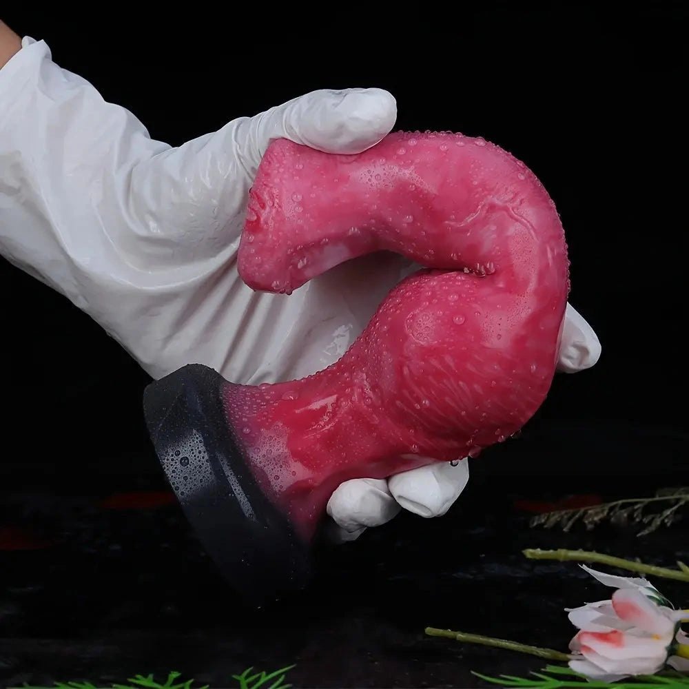 Knotted Silicone Animal Dildo - Animal Dildo, 3 Sizes