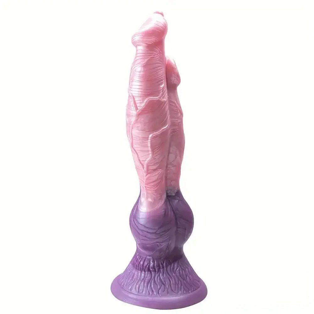 Knotted Silicone Animal Dildo - Knotted Dog Dildo