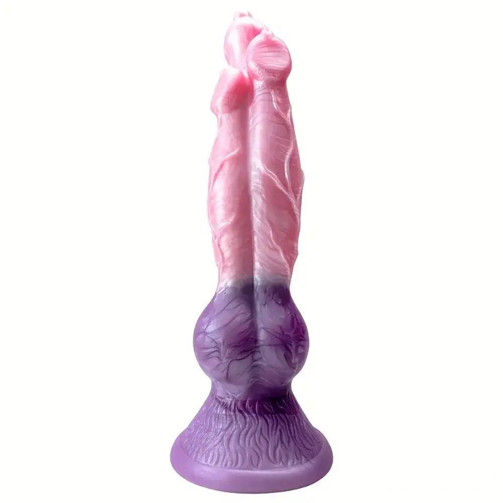 Knotted Silicone Animal Dildo - Knotted Dog Dildo