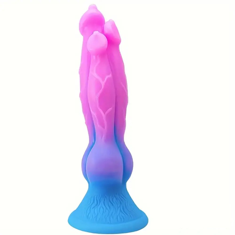 Knotted Silicone Animal Dildo - Knotted Dog Dildo