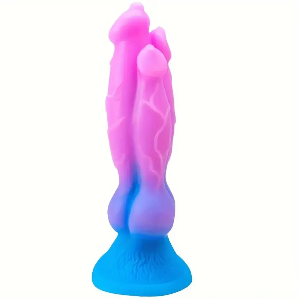 Knotted Silicone Animal Dildo - Knotted Dog Dildo