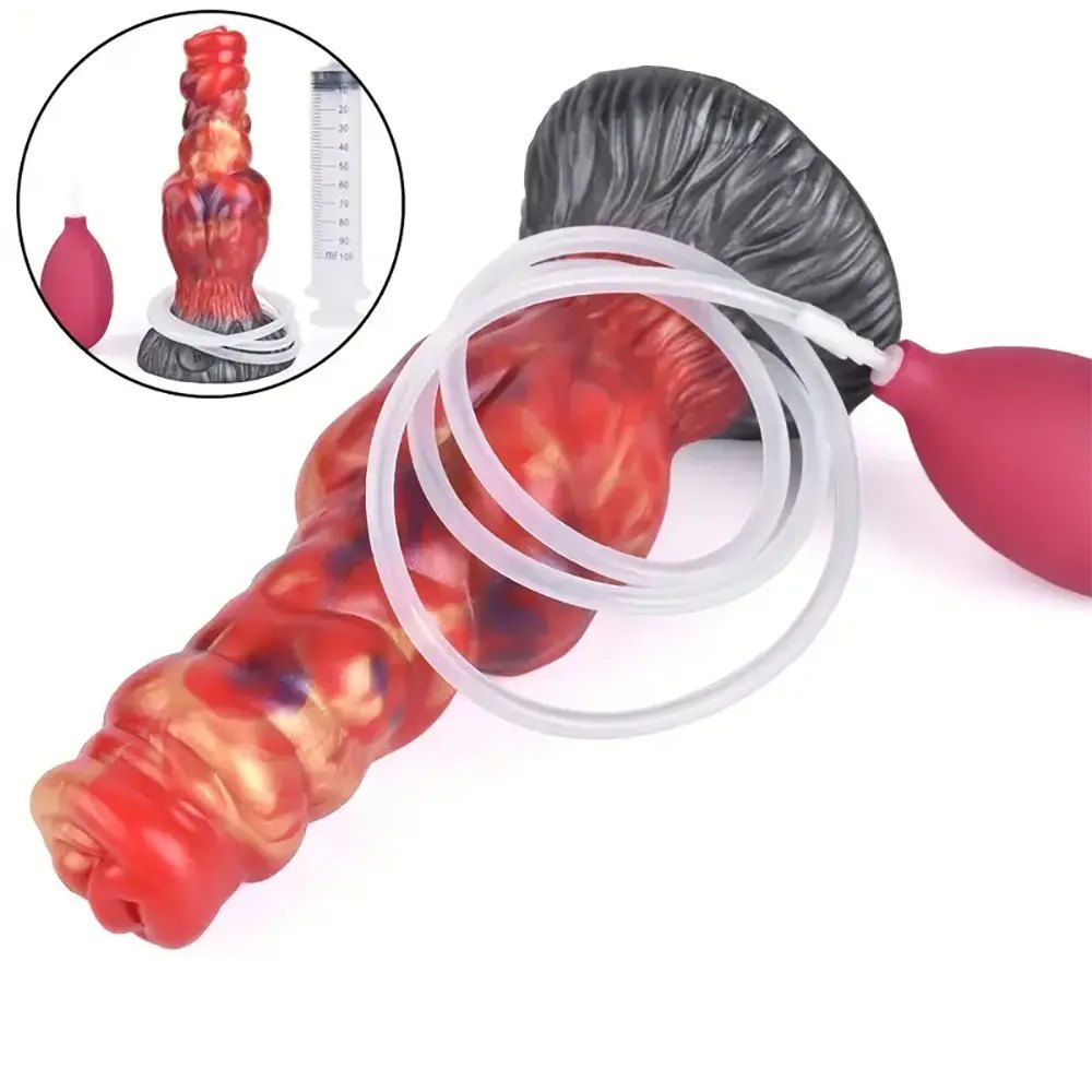 Knotted Silicone Dog Dildo - Fantasy Knot Dildo