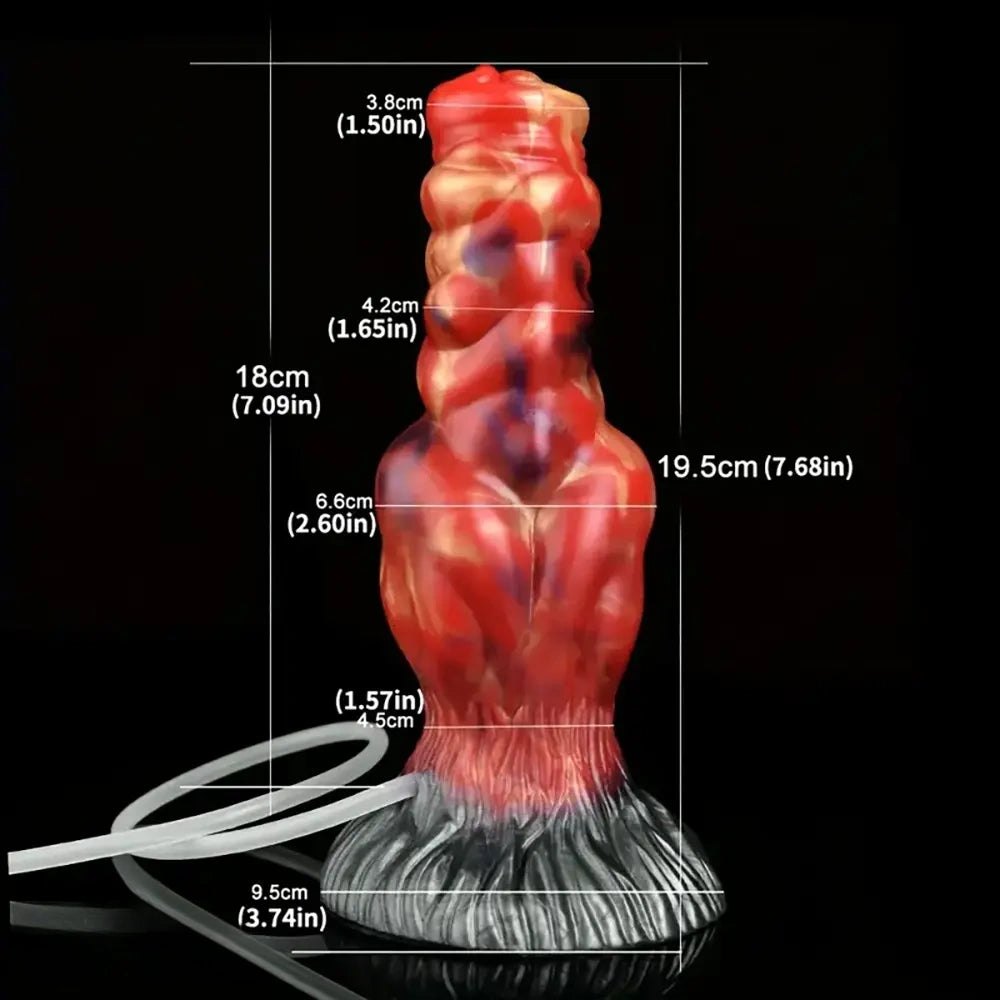Knotted Silicone Dog Dildo - Fantasy Knot Dildo