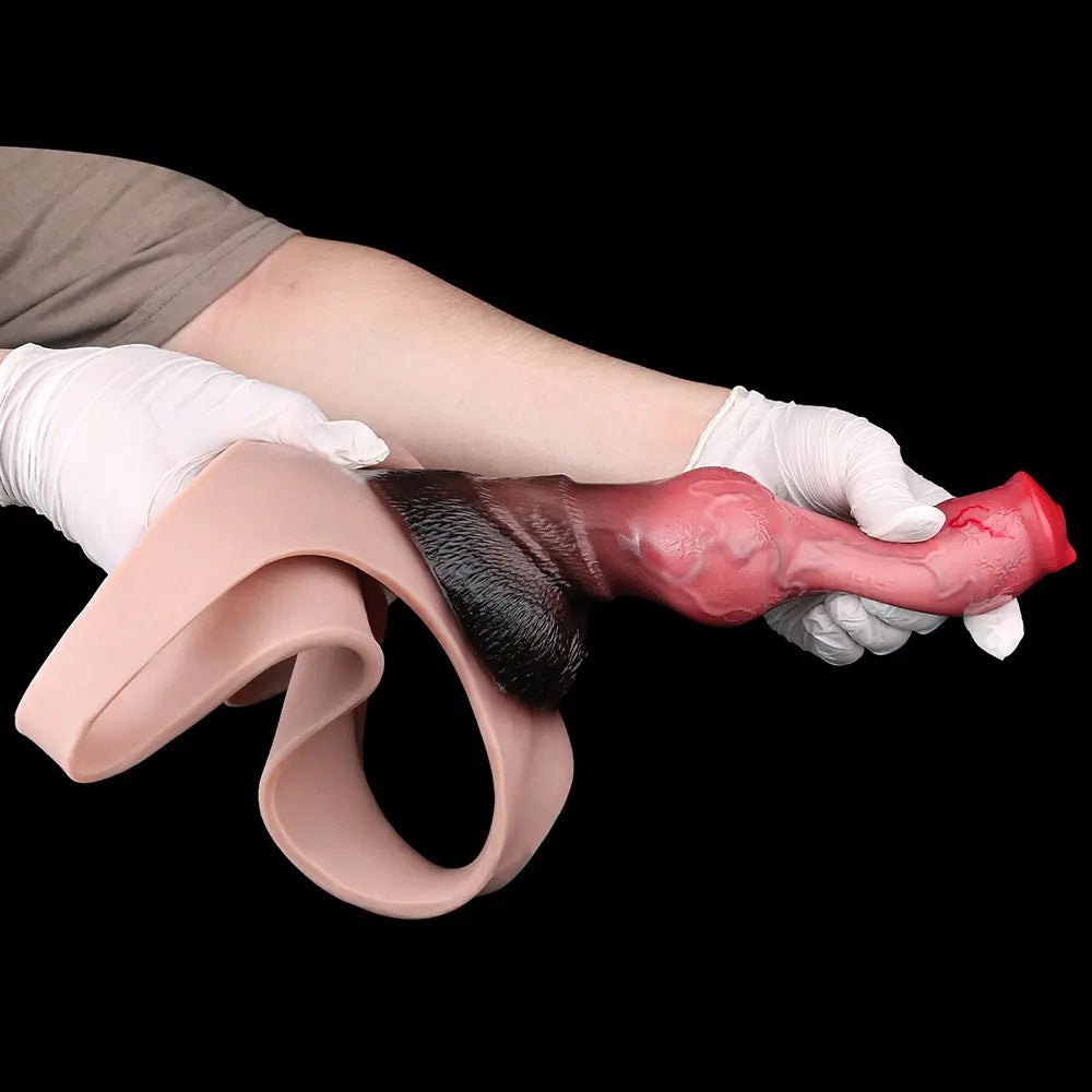 Knotted Strap-On Panty Dildo - Wearable Realistic Dildo