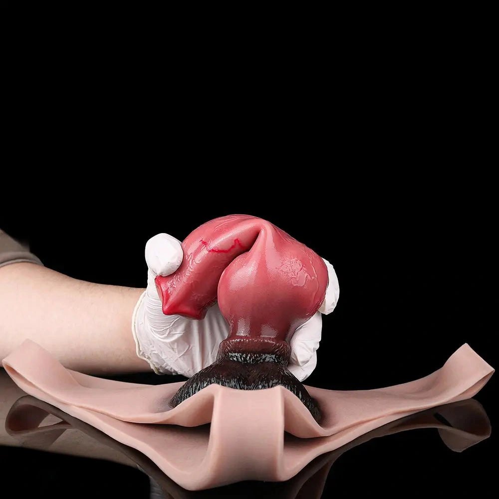 Knotted Strap-On Panty Dildo - Wearable Realistic Dildo