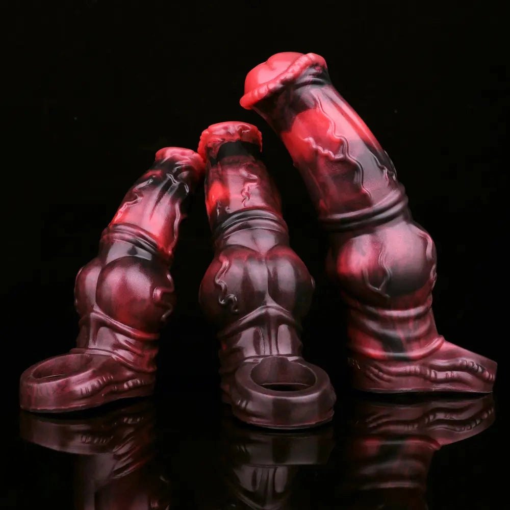 Knotted Tentacle Hollow Sleeve - Silicone Fantasy Dildo