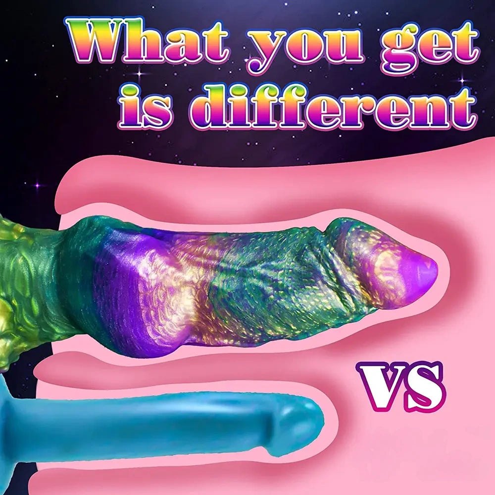 Knotted Wolf Fantasy Dildo - Silicone Horse Knot Dildo