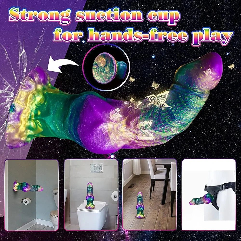 Knotted Wolf Fantasy Dildo - Silicone Horse Knot Dildo