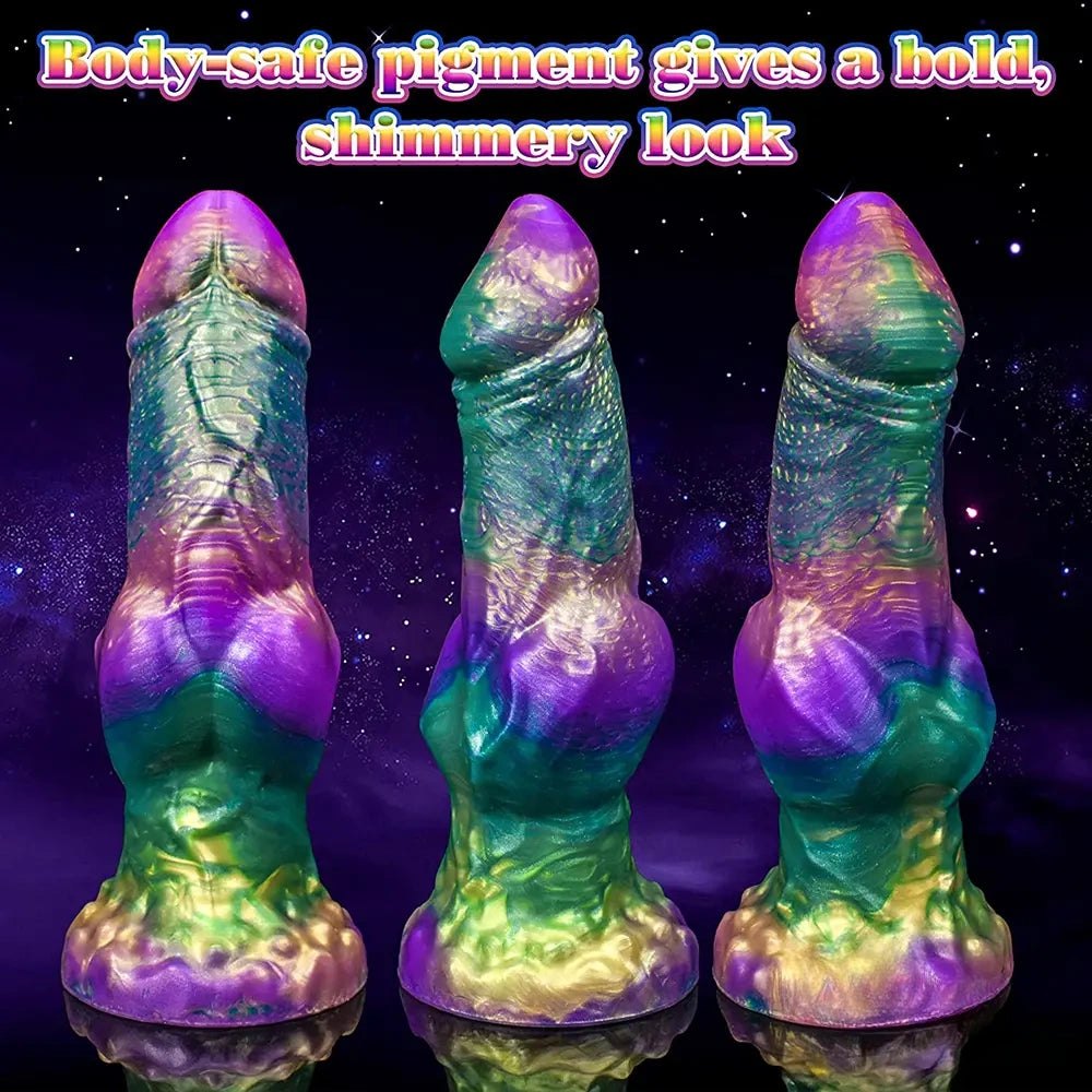 Knotted Wolf Fantasy Dildo - Silicone Horse Knot Dildo
