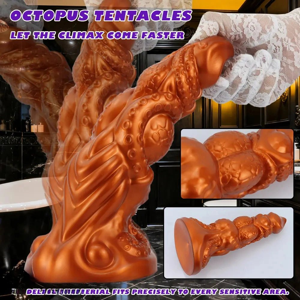 Kraken Tentacle Fantasy Dildo - Silicone Monster Dildo