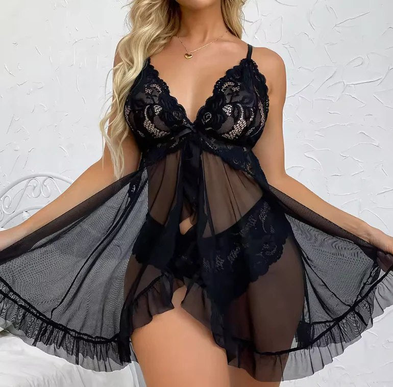 Lace Lash Multi-Color Set - Bra and Panty Set