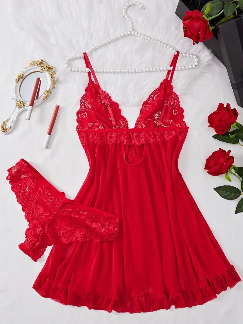 Lace Lash Multi-Color Set - Bra and Panty Set