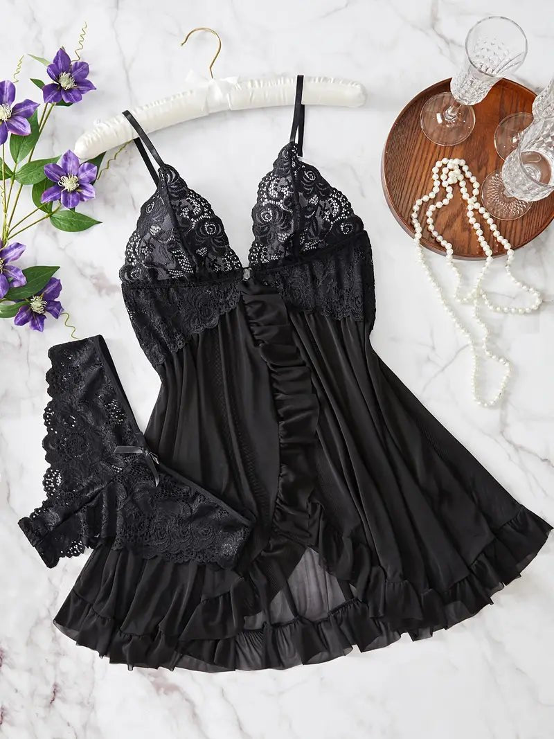 Lace Lash Multi-Color Set - Bra and Panty Set