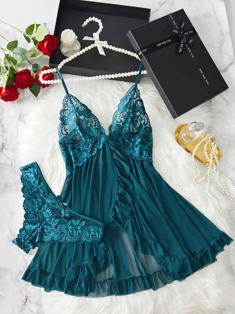 Lace Lash Multi-Color Set - Bra and Panty Set