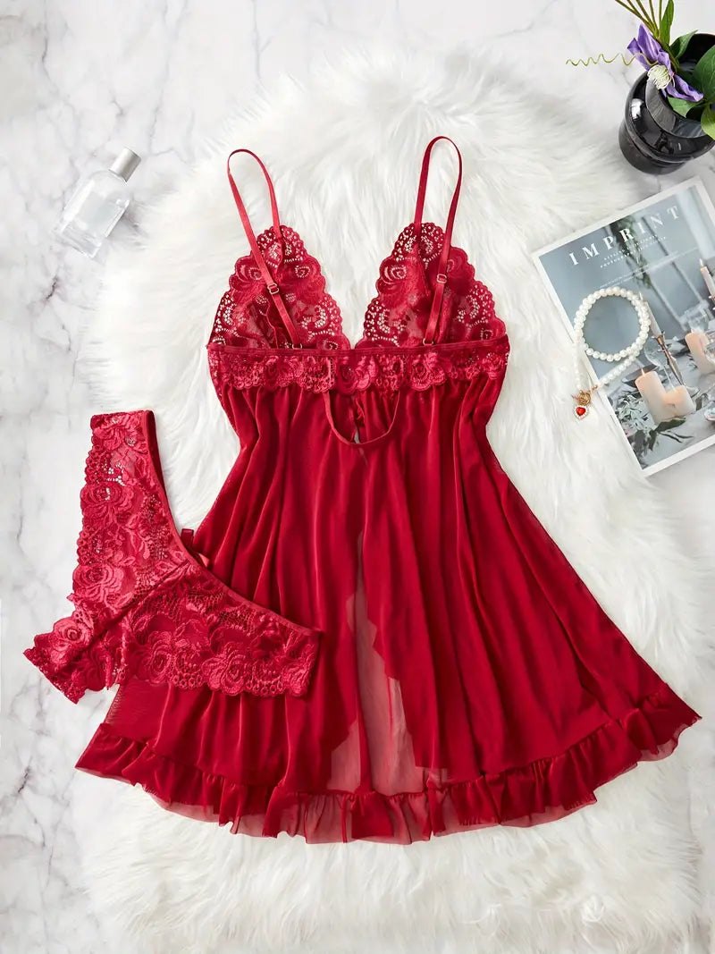 Lace Lash Multi-Color Set - Bra and Panty Set