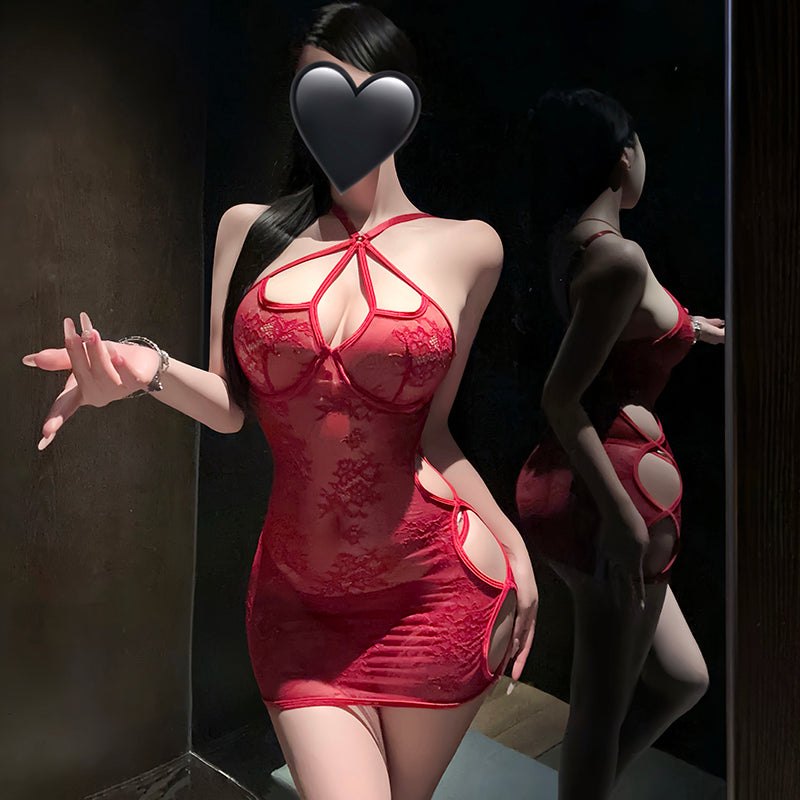 Lace Teddy Dress - One Piece Lingerie