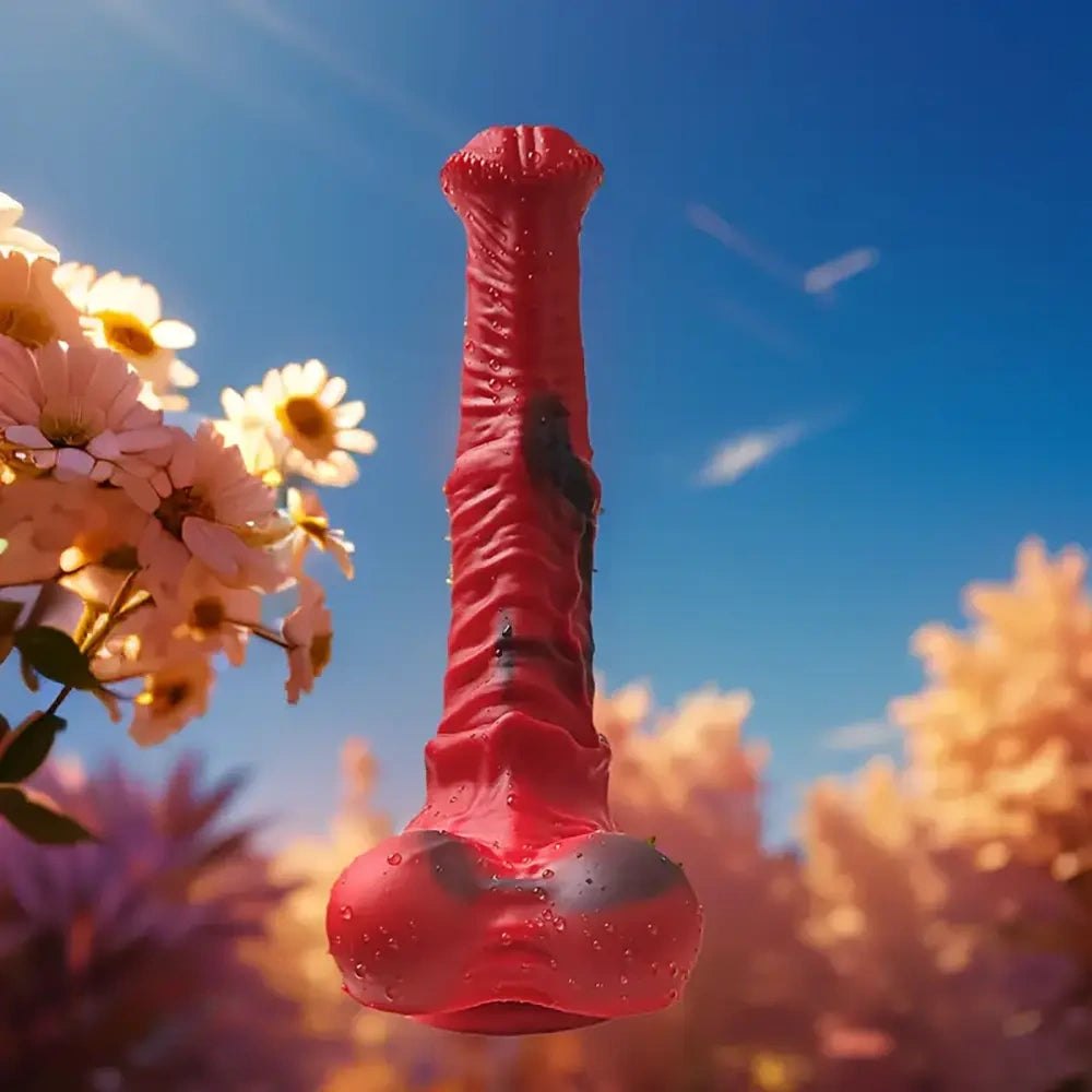 Large Anal Horse Dildo - Silicone Knotted Anal Dildo