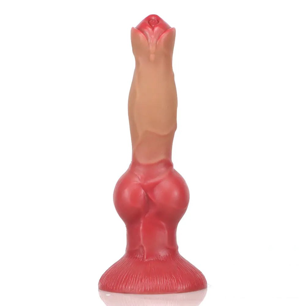 Large Dog Knotted Dildo - Silicone Animal Knot Dildo